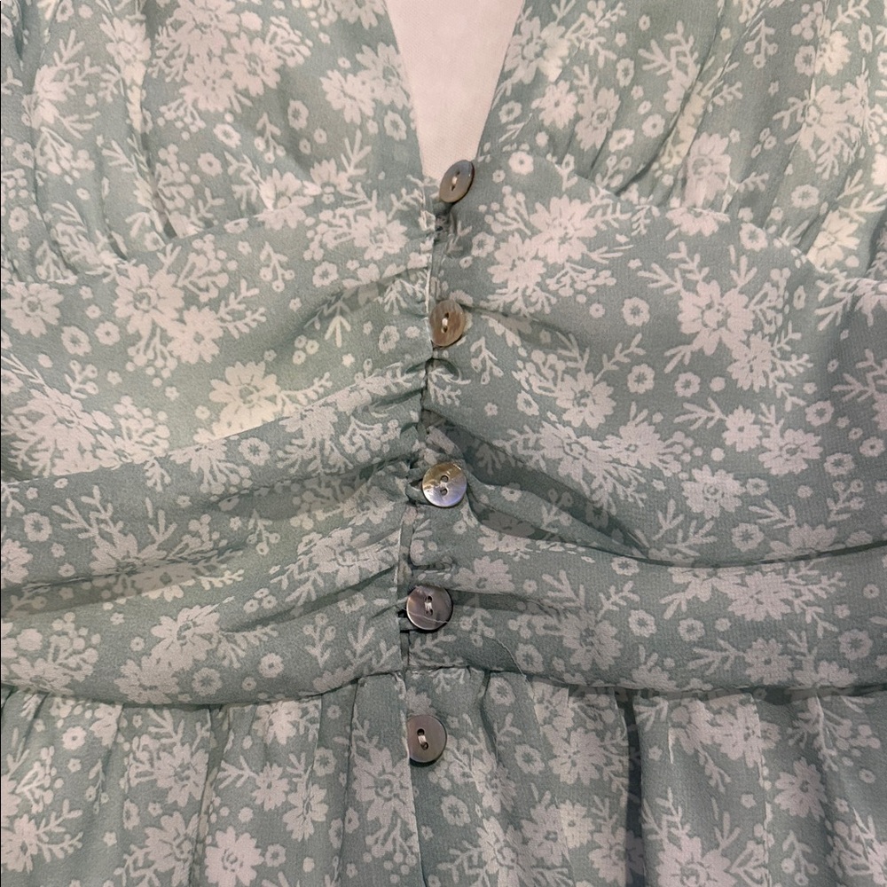 Altard State floral Long Sleeve Dress - Picture 3 of 5